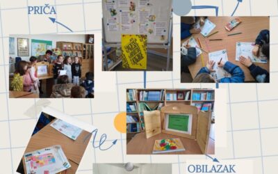 Posjet odgojne skupine „Malci“ školskoj knjižnici