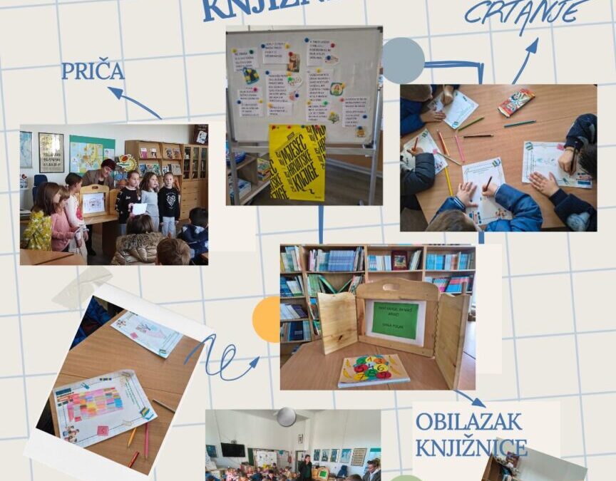 Posjet odgojne skupine „Malci“ školskoj knjižnici