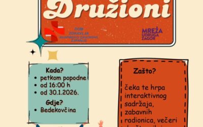 DRUŽIONA – radionice za mlade od 12 do 14 godina