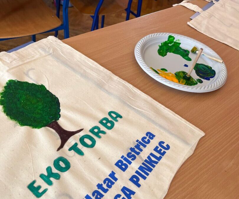 Ekološke radionice Radoznalaca: oslikane platnene torbe za održiviju budućnost