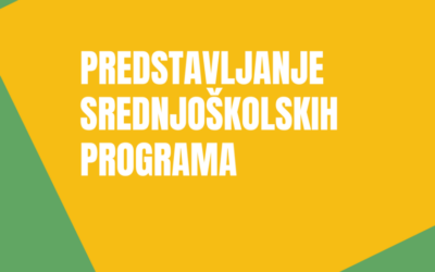 Predstavljanje srednjoškolskih programa