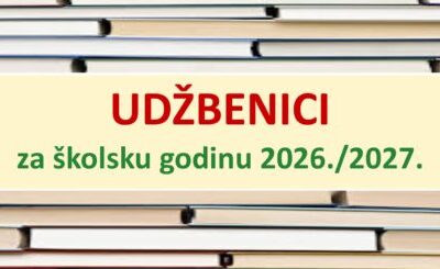 Nabava – Udžbenici za školsku godinu 2026./2027.