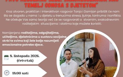 Poziv roditeljima na interaktivni panel u okviru Dječjeg tjedna